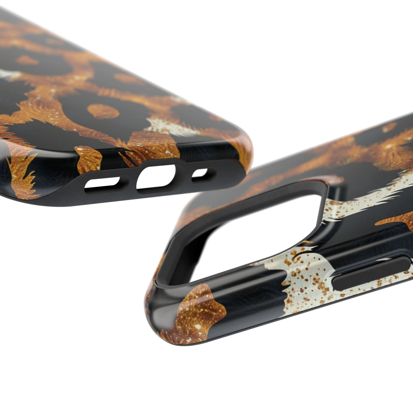 Safari Noir Gold Leopard iPhone Case