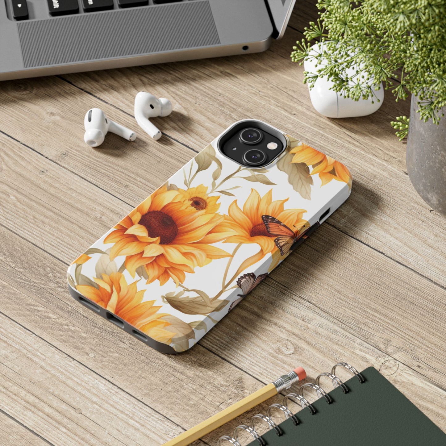 Sunflower & Monarch Garden - iPhone Series Case