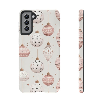 Blush Pink Holiday Ornaments - Samsung Galaxy Series Case