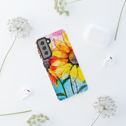 Bold Watercolor Sunflowers - Samsung Galaxy Series Case