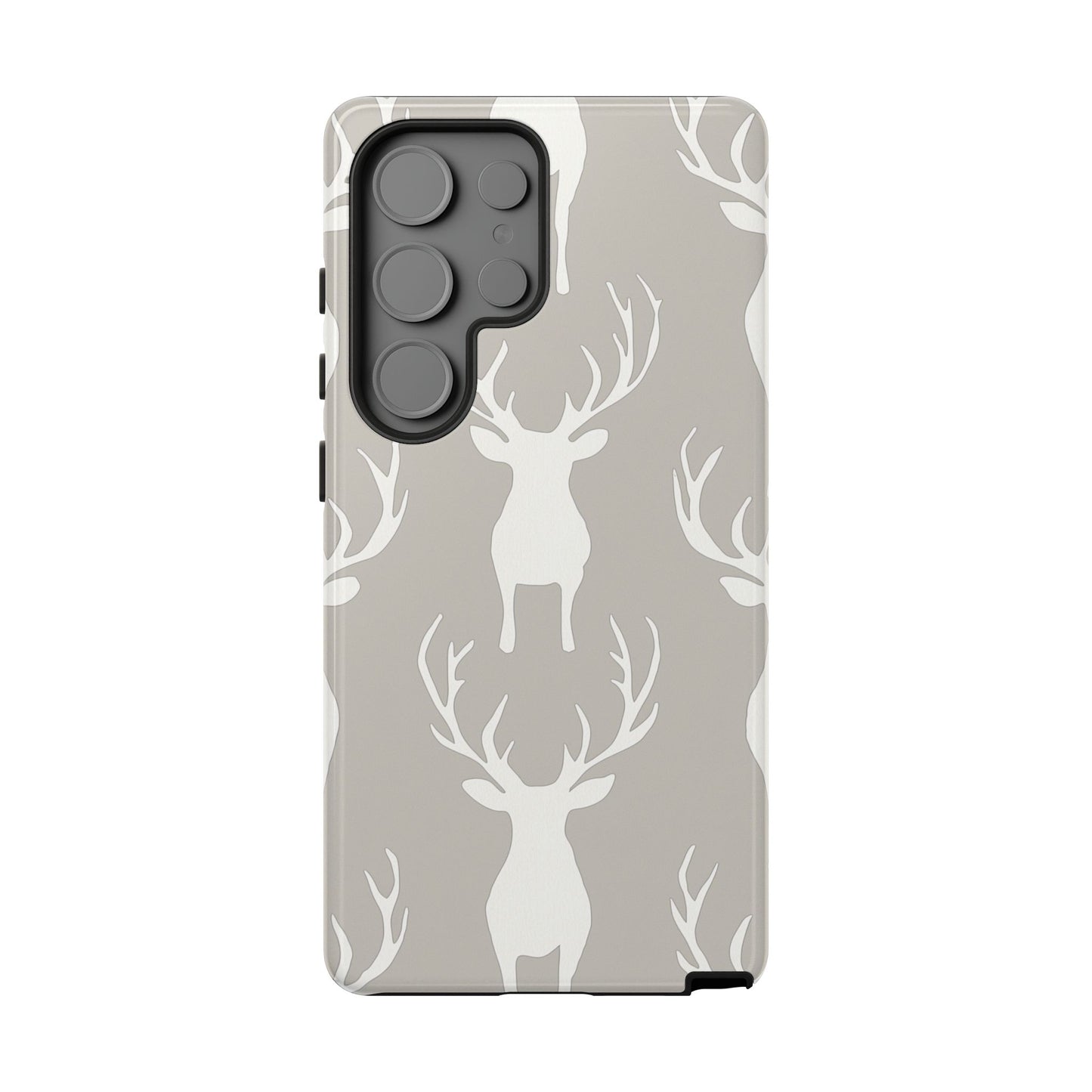 Minimalist Deer Silhouette Pattern – Samsung Galaxy Series Case