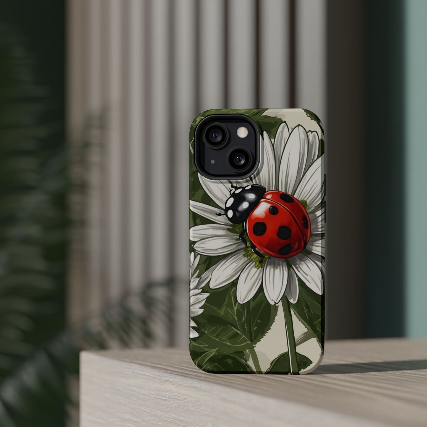 Ladybug & Daisy Garden Charm - MagSafe iPhone Case