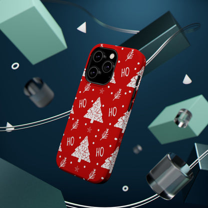 MagSafe iPhone Case: Ho Ho Ho – Christmas Tree Wonderland