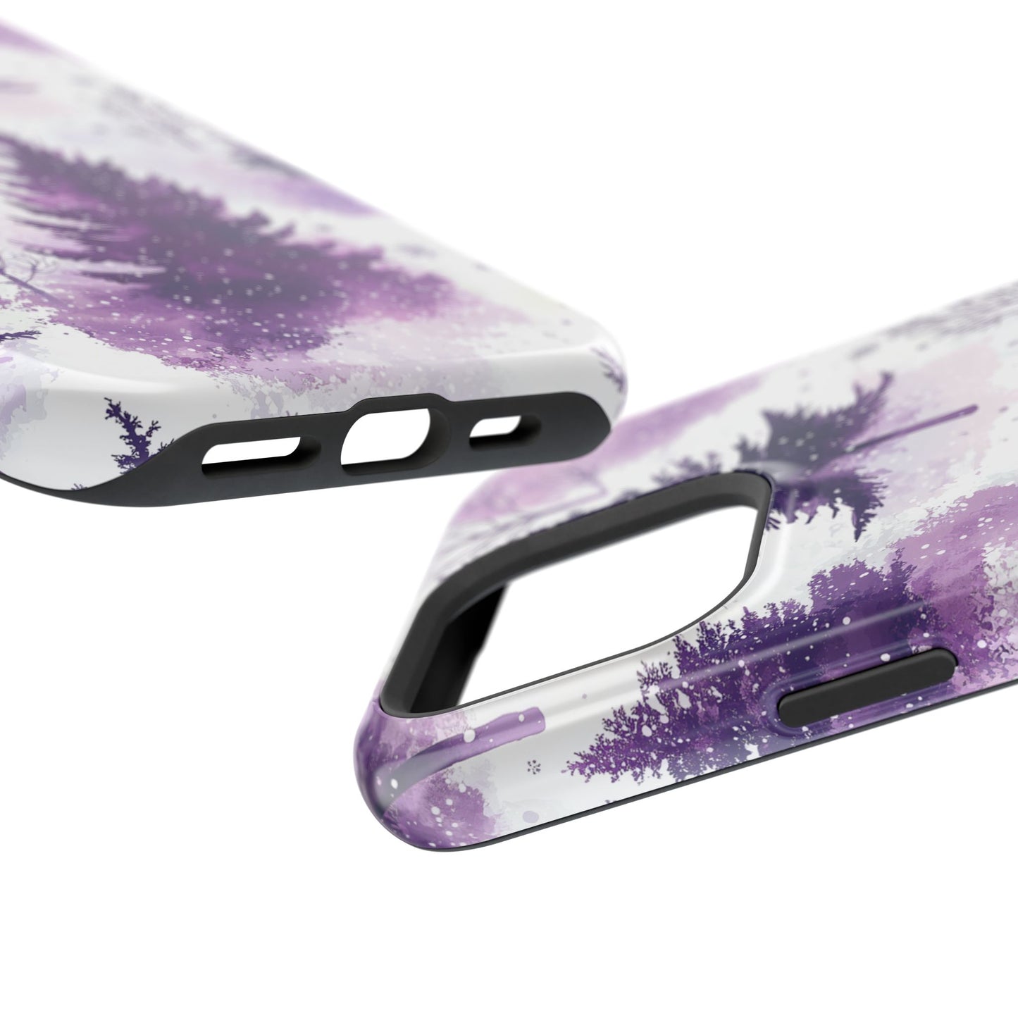 Purple Snowy Forest - MagSafe iPhone Series Case