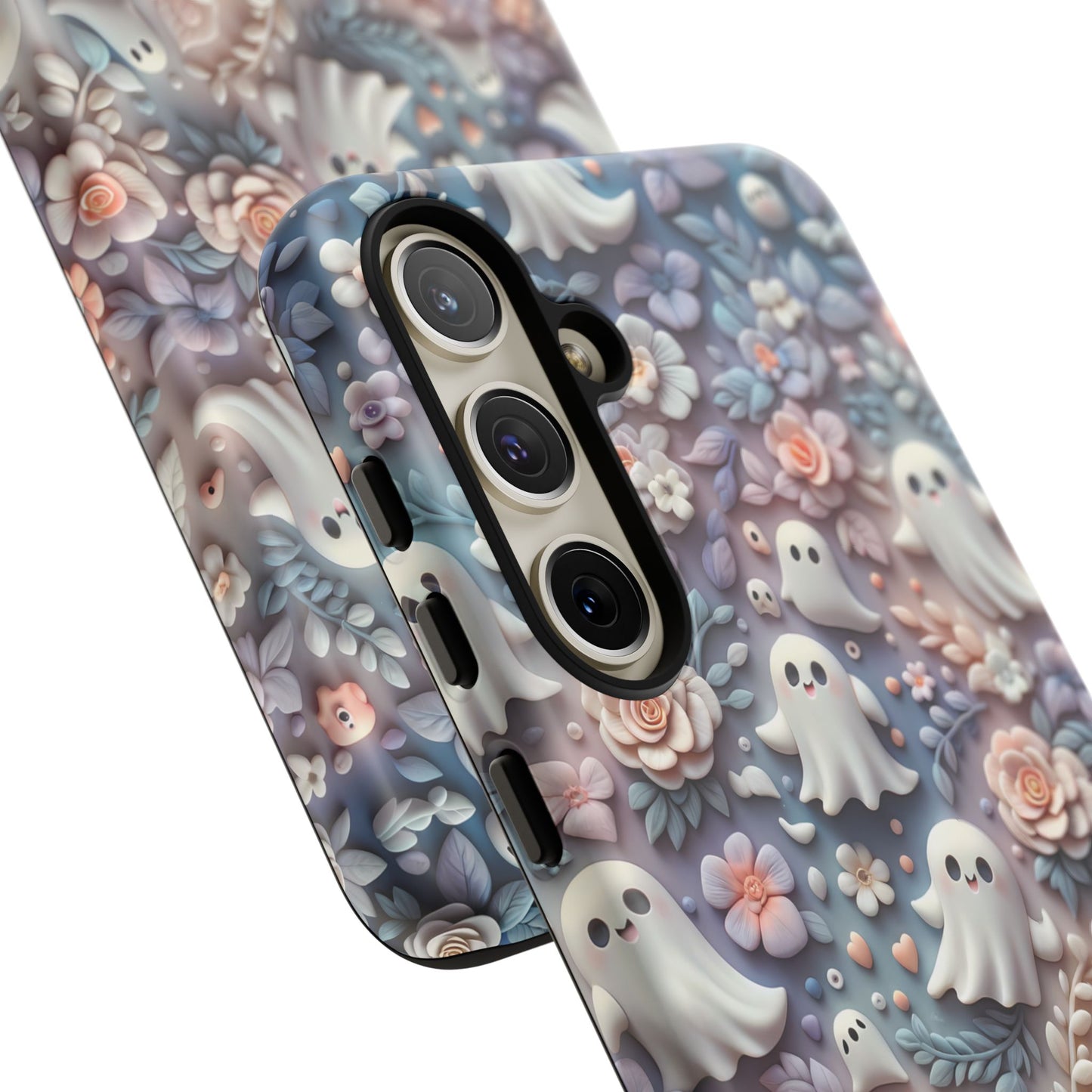 Ghosts Flowers Phone Case - Enchanting Ethereal Aesthetic