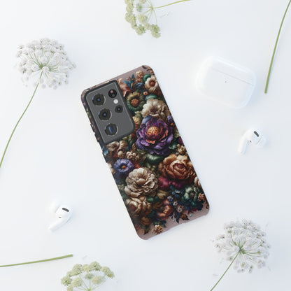 Floral Elegance For Samsung - Protective Dual-Layer Design with Vibrant Full-Wrap Print