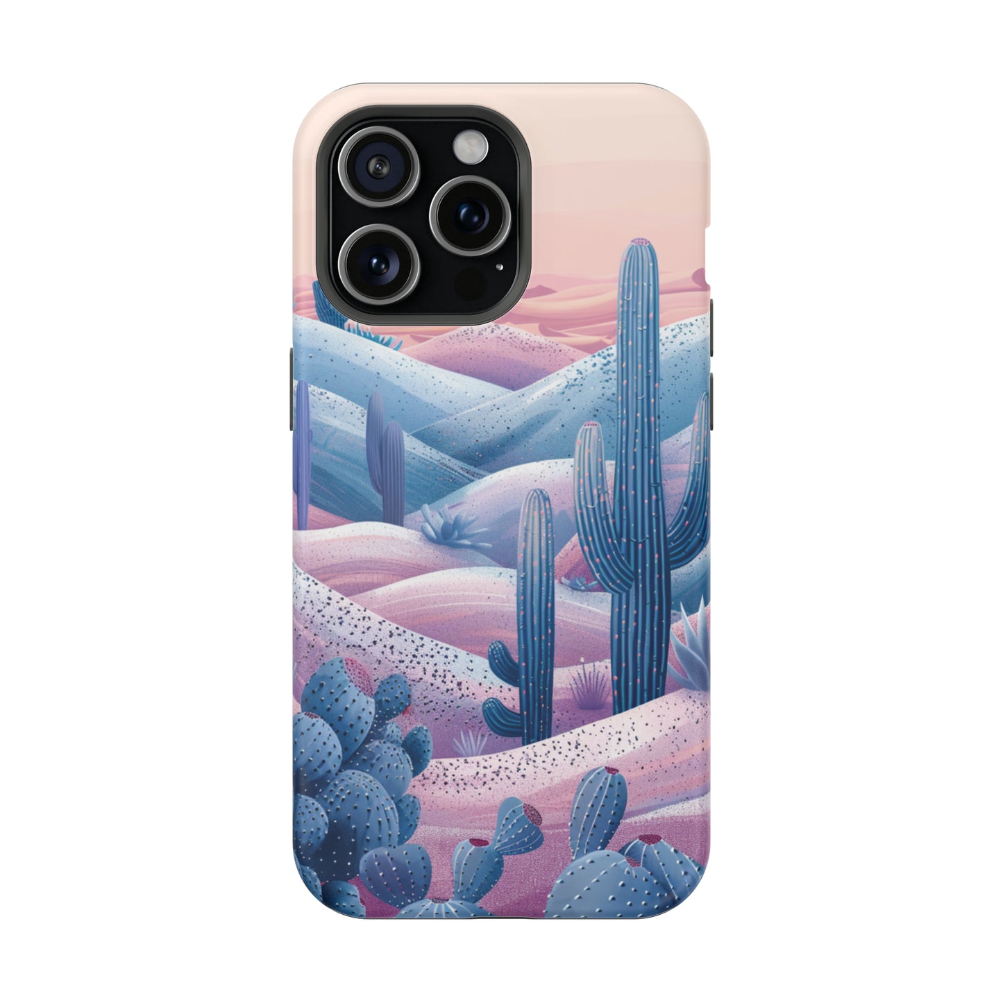 Desert Oasis MagSafe Case for iPhone – Cactus & Western Landscape Design for iPhone 15, 14 Pro Max, 13, and More!