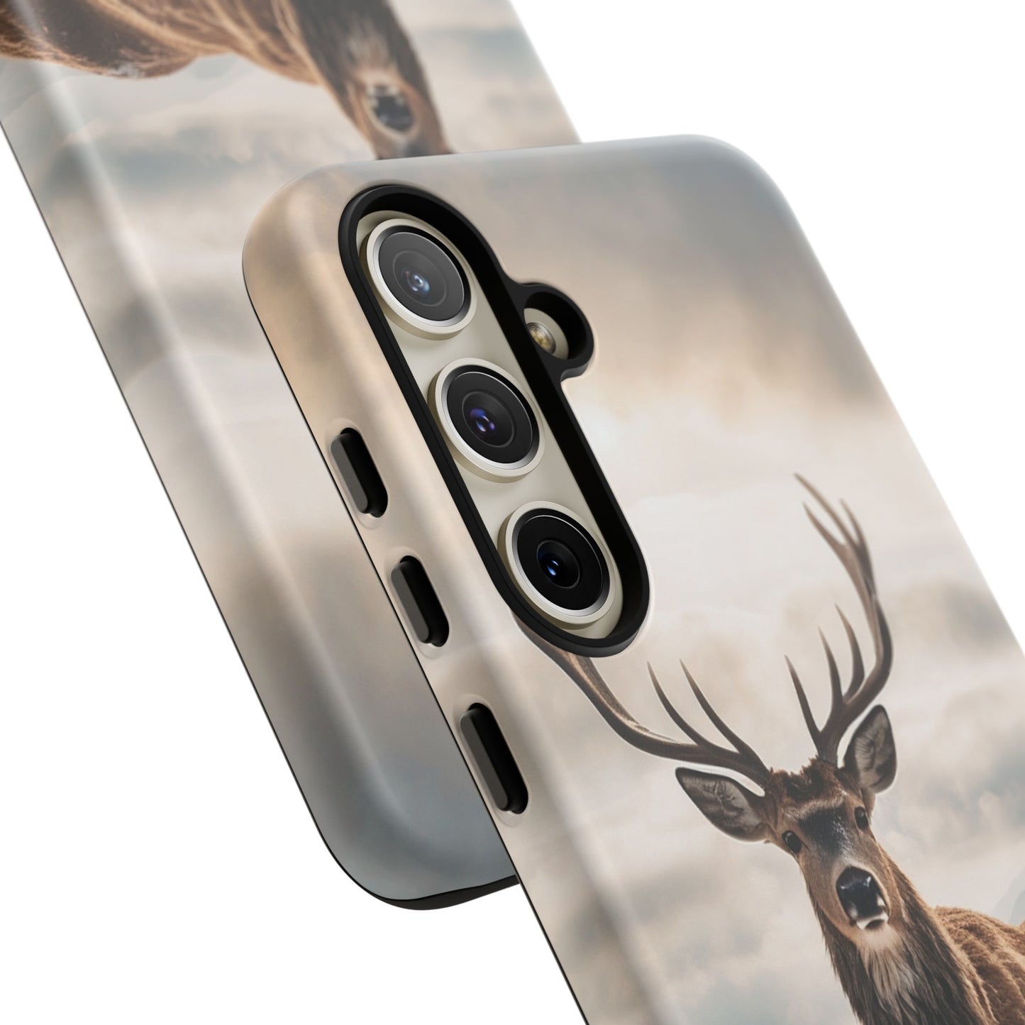 Alpine Majesty: Stag in Snow – Samsung Galaxy Case