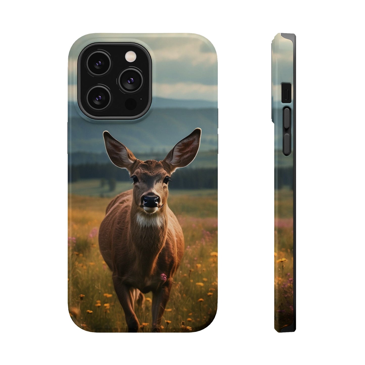 Rustic Meadow Deer – MagSafe iPhone Case