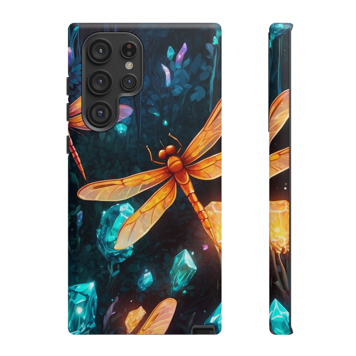 Mystical Dragonflies & Crystals – Samsung Galaxy Series Case