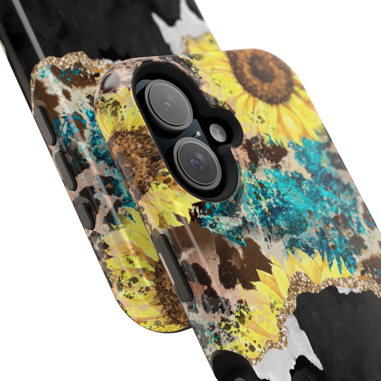 Rustic Sunflower Leopard Glam - MagSafe iPhone Series Case