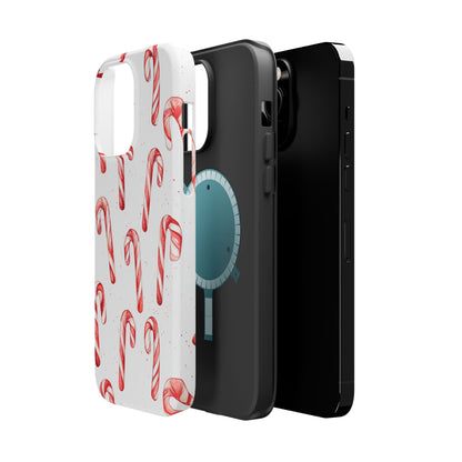 Candy Cane Christmas Pattern – MagSafe iPhone Series Case