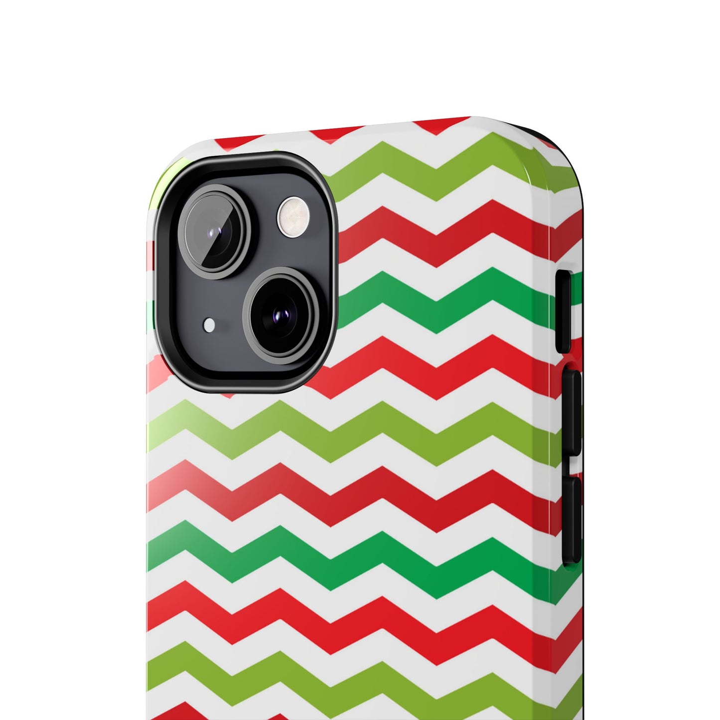 Vibrant Fiesta Chevron – Yellow Green, Green & Red Geometric Case