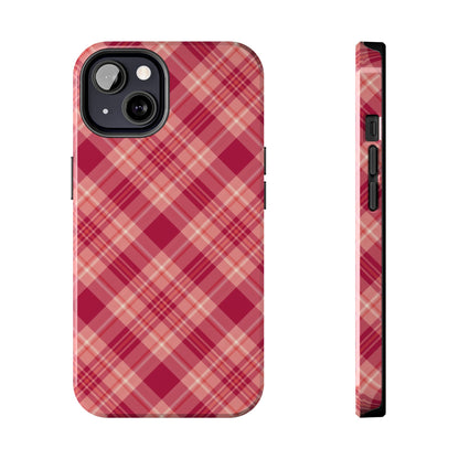 Rustic Red Plaid – iPhone Series Case