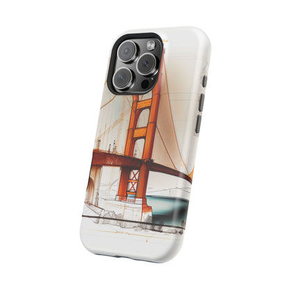 Golden Gate Bridge MagSafe iPhone Case - San Francisco Landmark