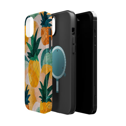 Tropical Pineapple MagSafe iPhone Case – Vibrant Fruit Design, Tough Dual-Layer Protection