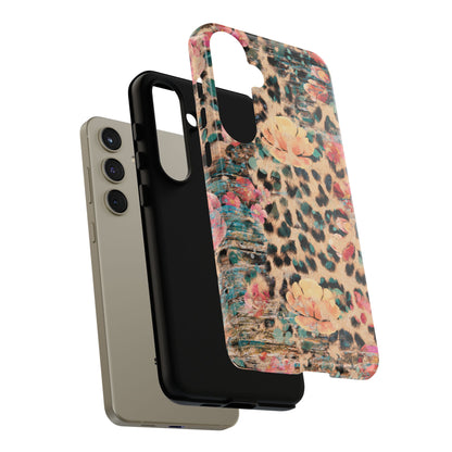 Rustic Floral Leopard - Samsung Galaxy Series Case