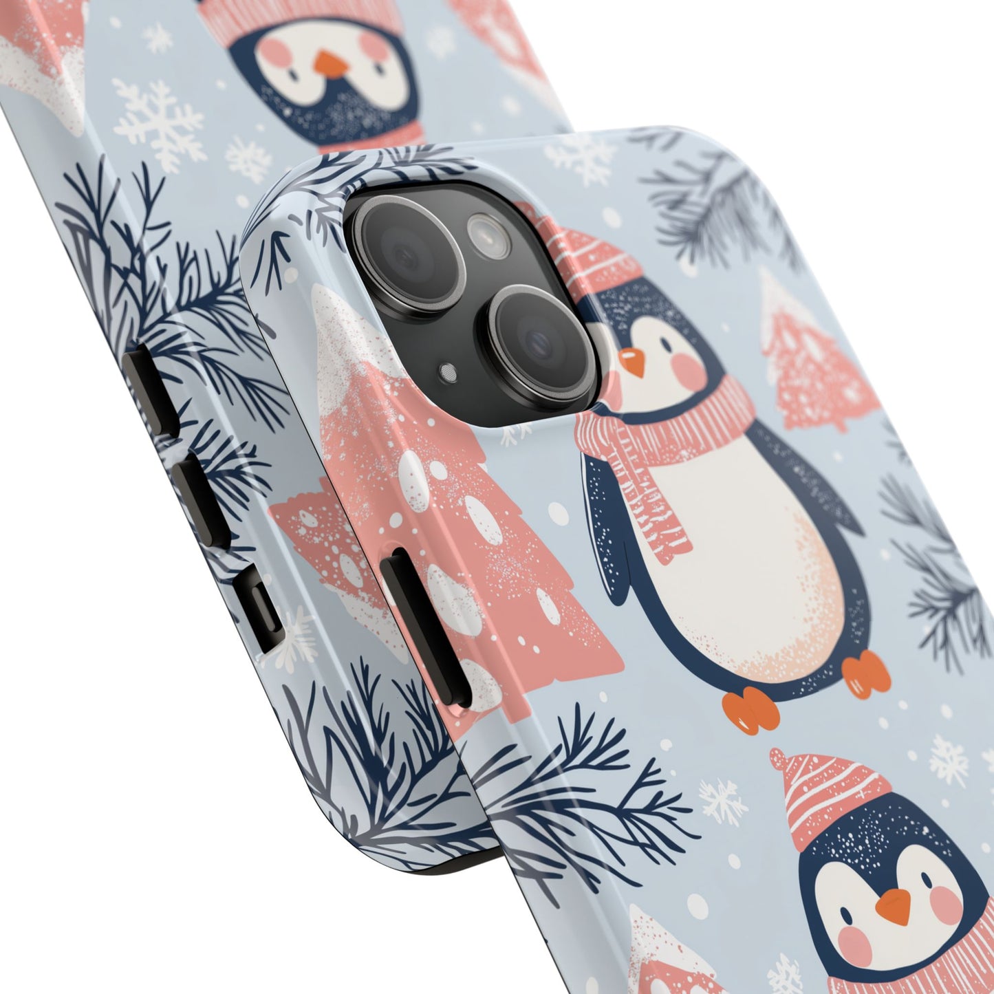 Penguin in Winter Wonderland iPhone Case