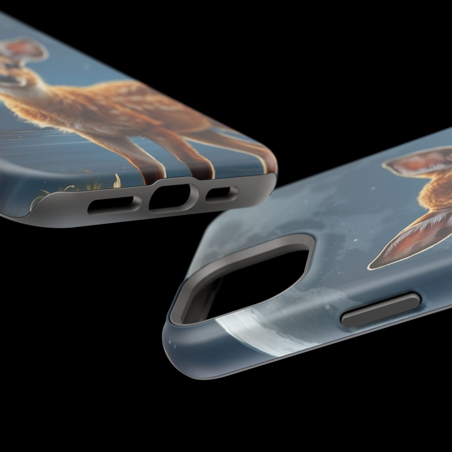 MagSafe-Compatible iPhone Case – Enchanted Fawn Under the Moonlit Sky