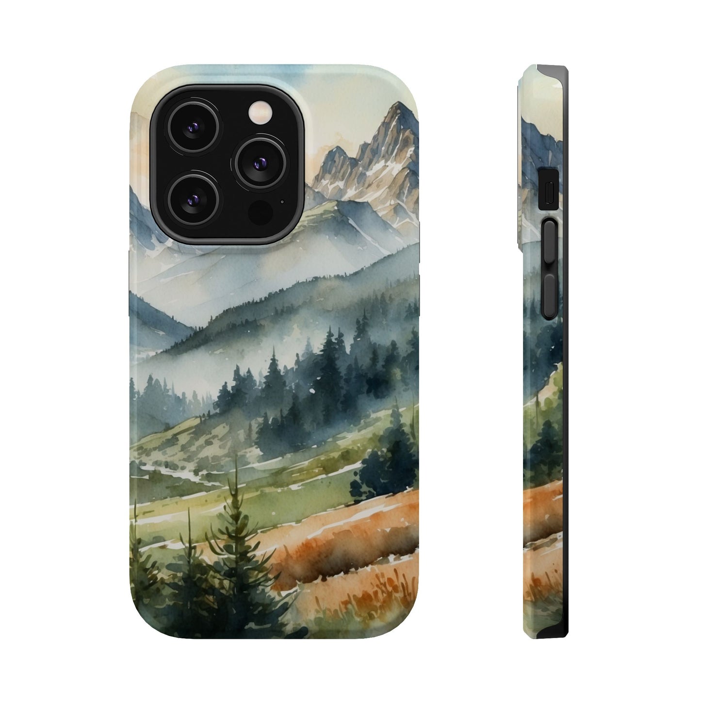 Serene Alpine Forest - MagSafe iPhone Case