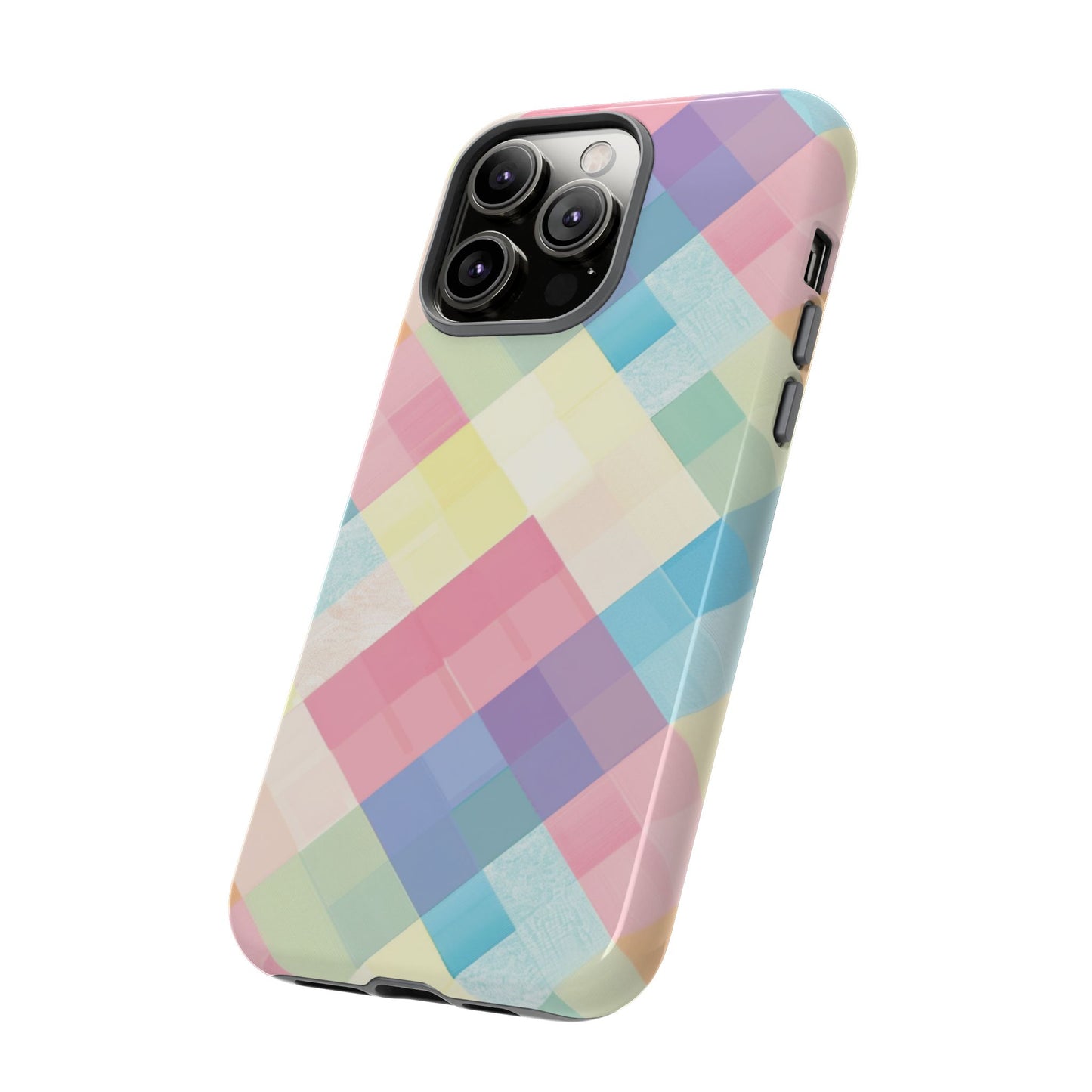 Spring Sonata Pastel Plaid Case