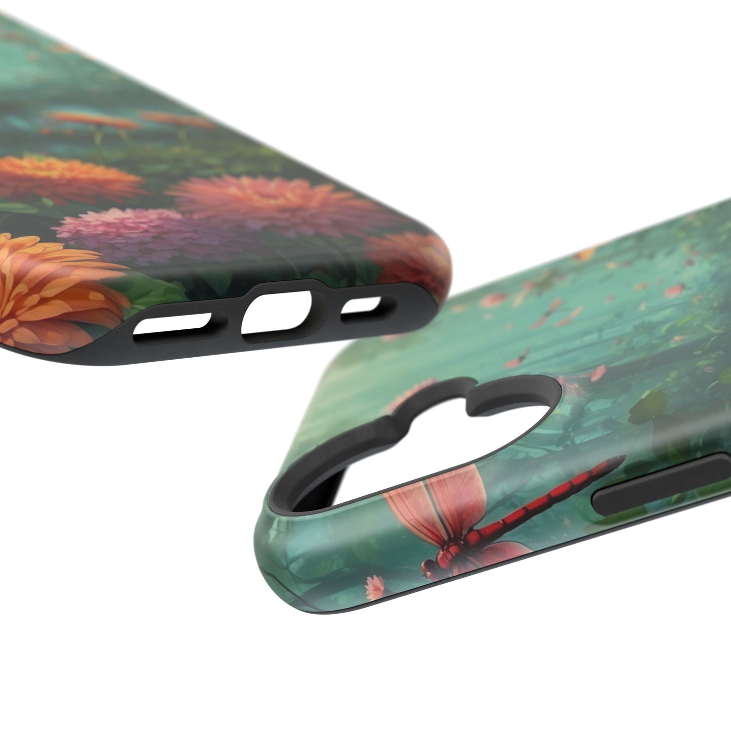 Enchanted Forest Dragonflies & Blossoms – MagSafe iPhone Series Case