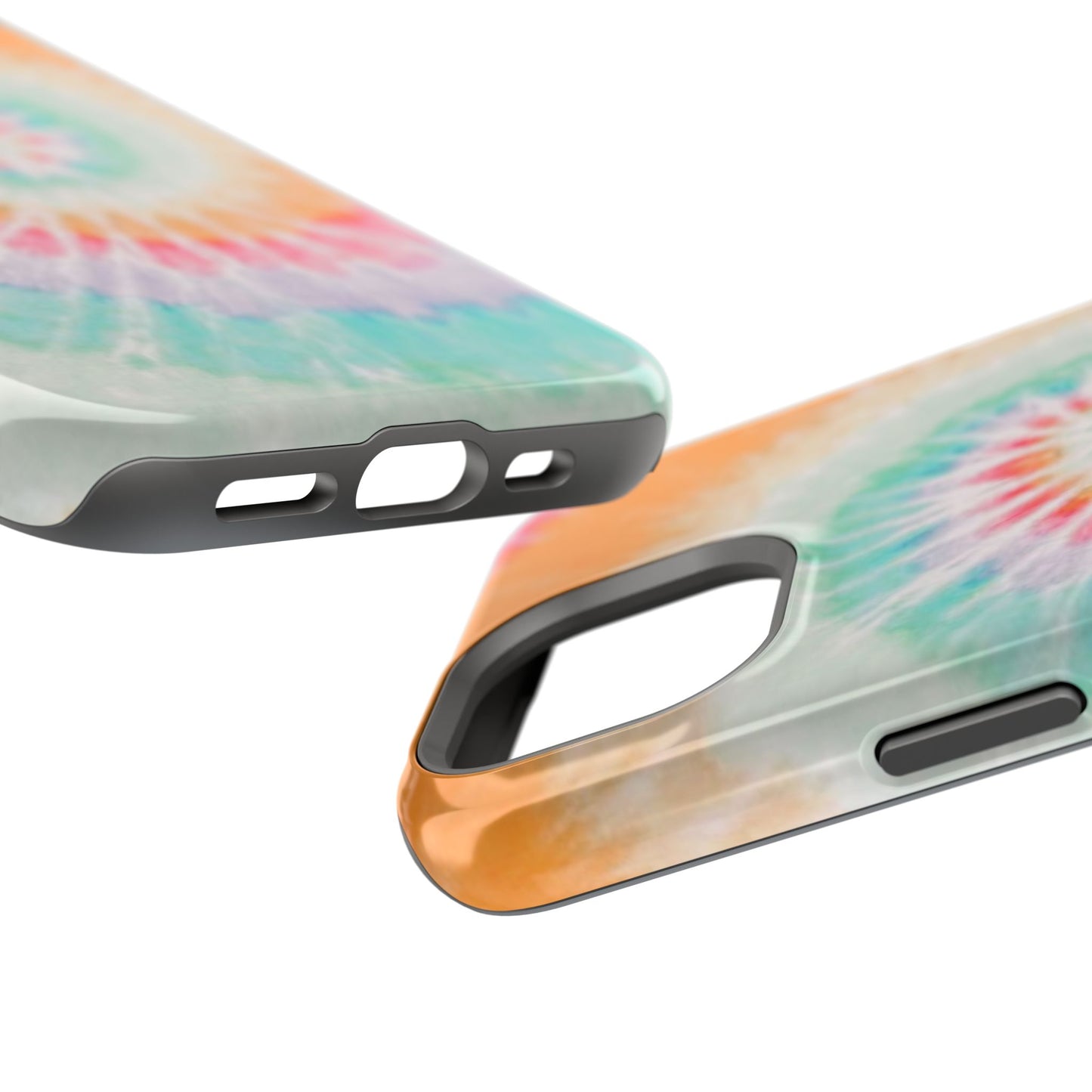 Pastel Tie-Dye MagSafe iPhone Case – Soft Colors & Magnetic Functionality