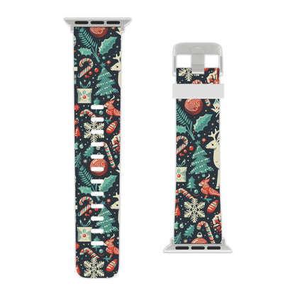 Festive Woodland Holiday Apple Watch Band