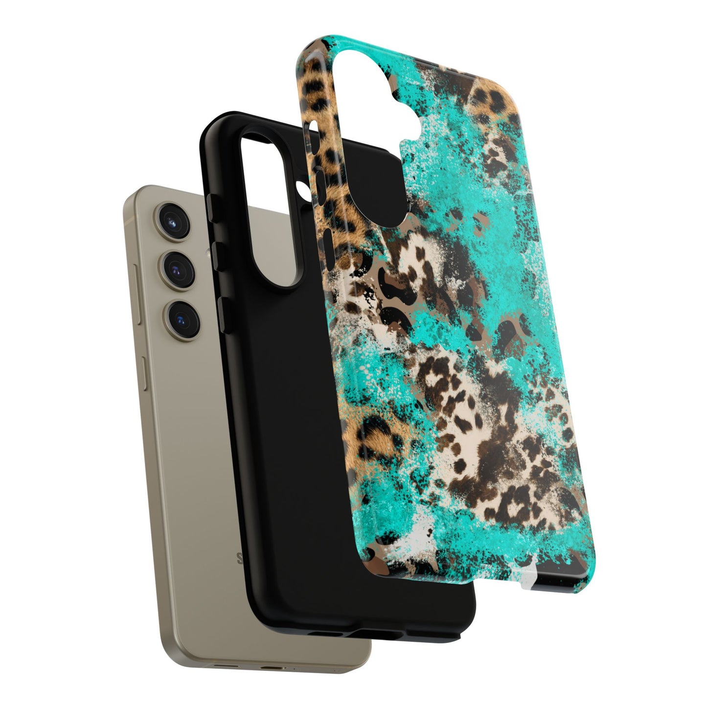 Aqua Splash Leopard - Samsung Galaxy Series Case