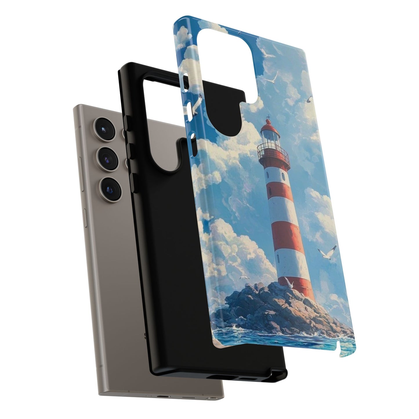 Samsung Galaxy Case - Majestic Lighthouse Scene Design