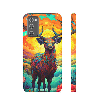 Vibrant Stag in Bloom – Samsung Galaxy Case