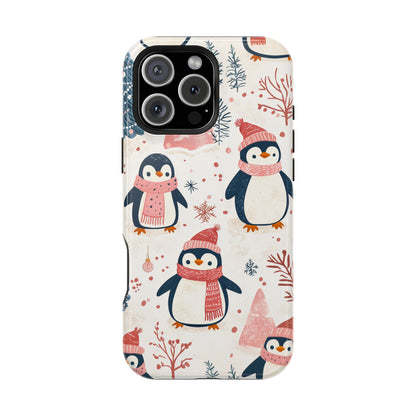 Penguin Paradise – Christmas Cheer MagSafe iPhone Case