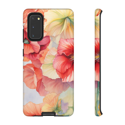 Gumamela Blush Pink Watercolor Floral – Samsung Galaxy Case