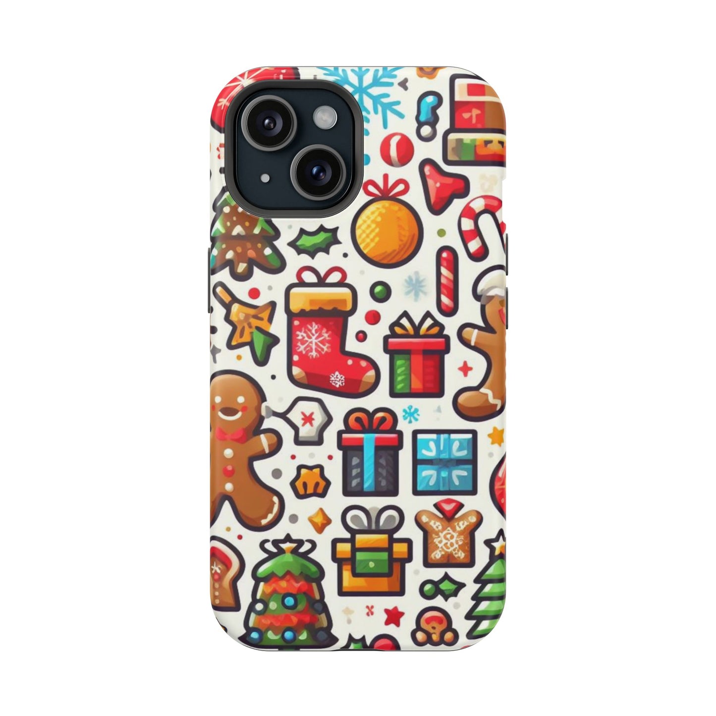 Festive Christmas Icons Pattern – MagSafe iPhone Series Case