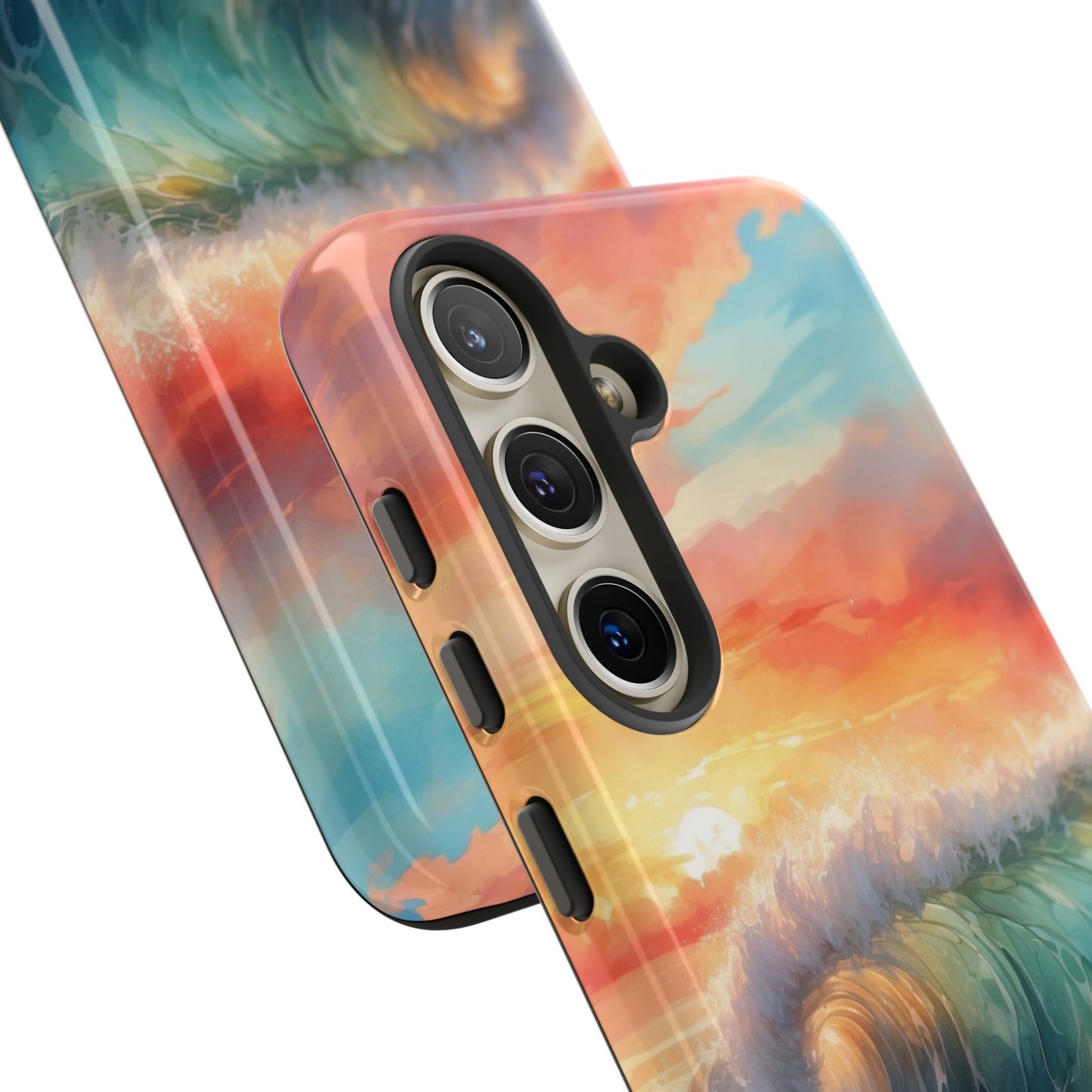 Ocean Wave Sunset Samsung Galaxy Case – Vibrant Coastal Art Design