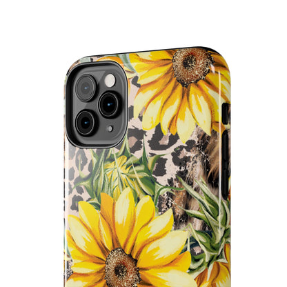 Leopard Sunflower Chic - iPhone Series Case