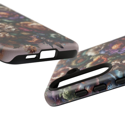 Floral Elegance For Samsung - Protective Dual-Layer Design with Vibrant Full-Wrap Print