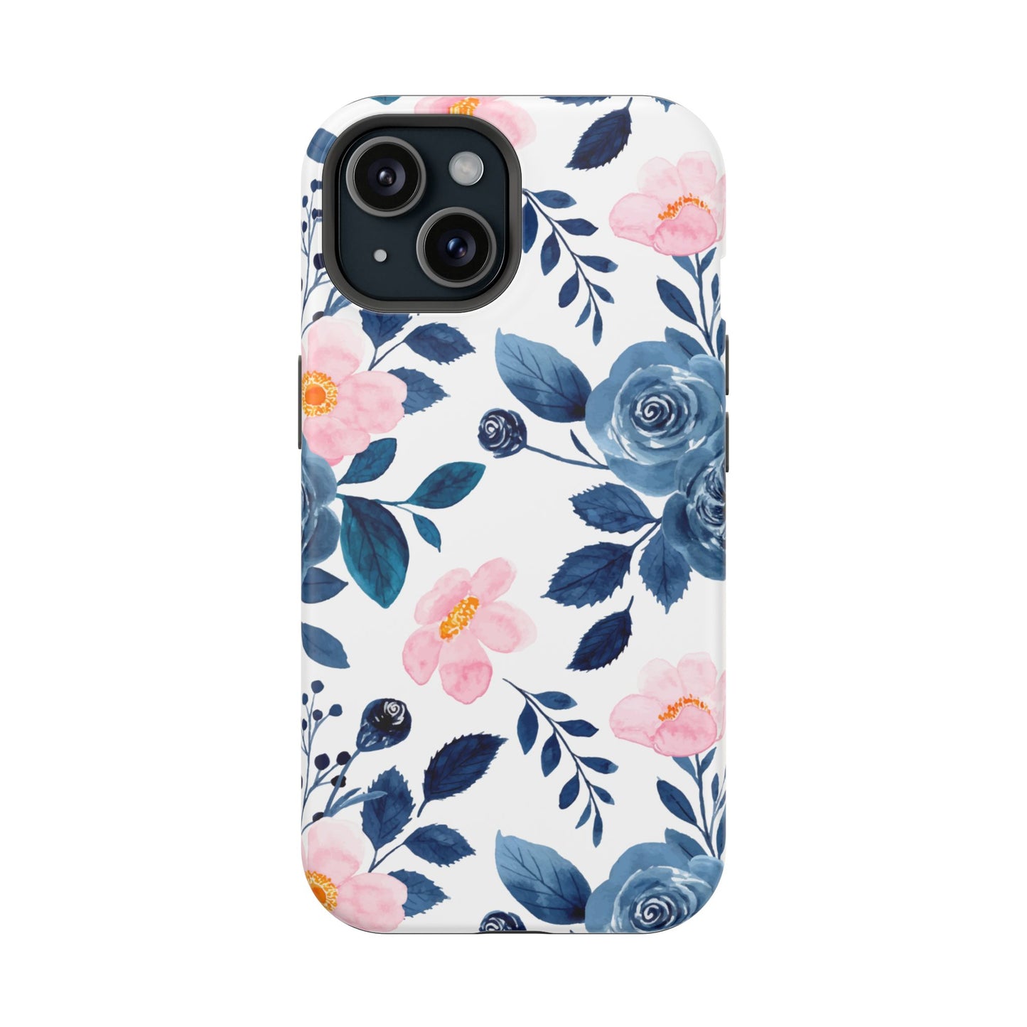 Pastel Garden Charm – MagSafe Case with Soft Watercolor Floral Print