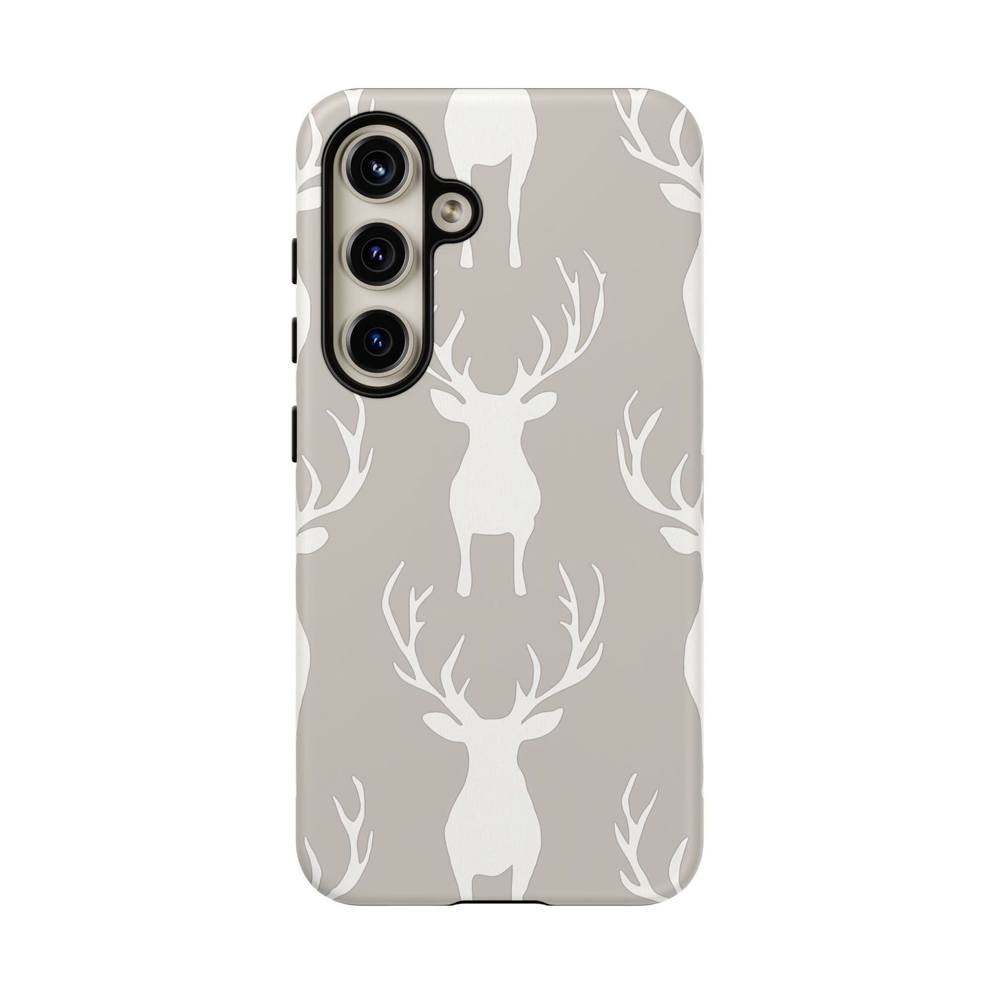 Minimalist Deer Silhouette Pattern – Samsung Galaxy Series Case