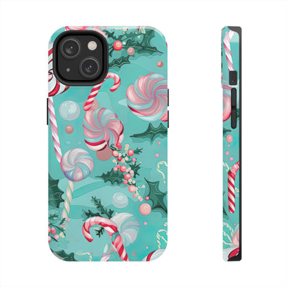 Candy Cane & Peppermint Holiday Delight – iPhone Series Case