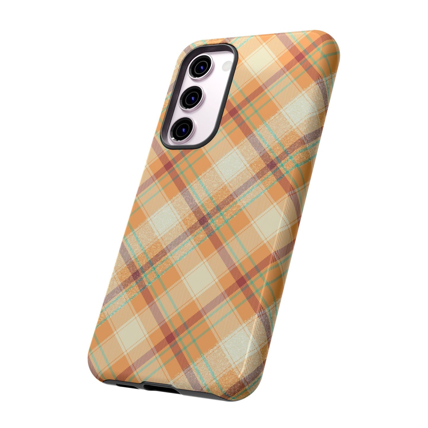 Samsung Galaxy Case - Warm Autumn Plaid Design