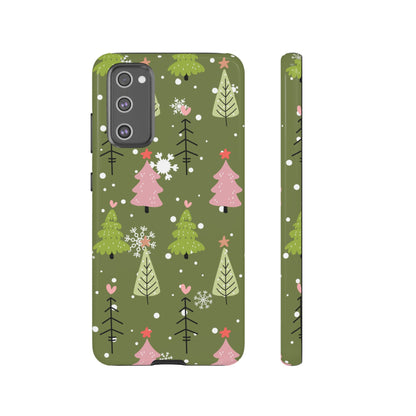 Whimsical Christmas Tree Pattern – Samsung Galaxy Series Case