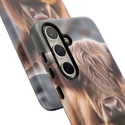 Highland Cow Phone Case | Custom Farmhouse | 10-foot Drop Protection