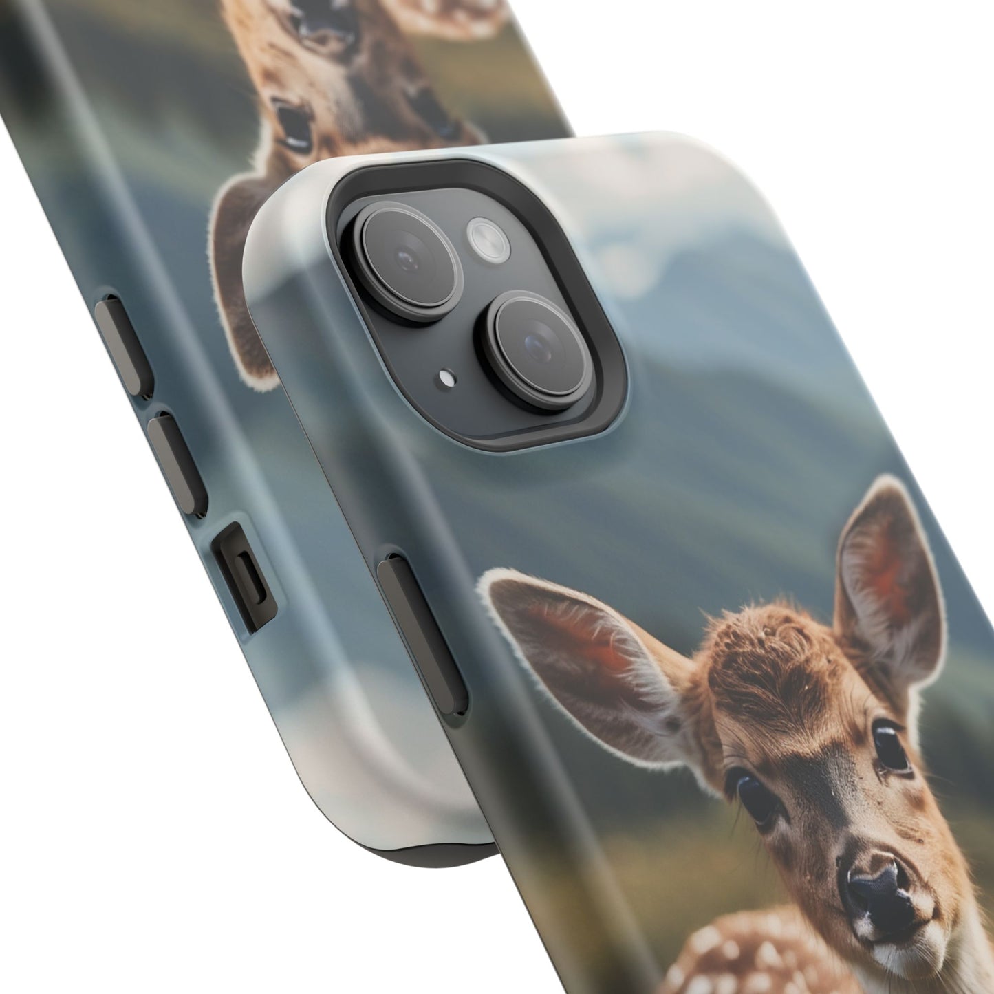 Gentle Fawn in Mountain Meadows MagSafe iPhone Case