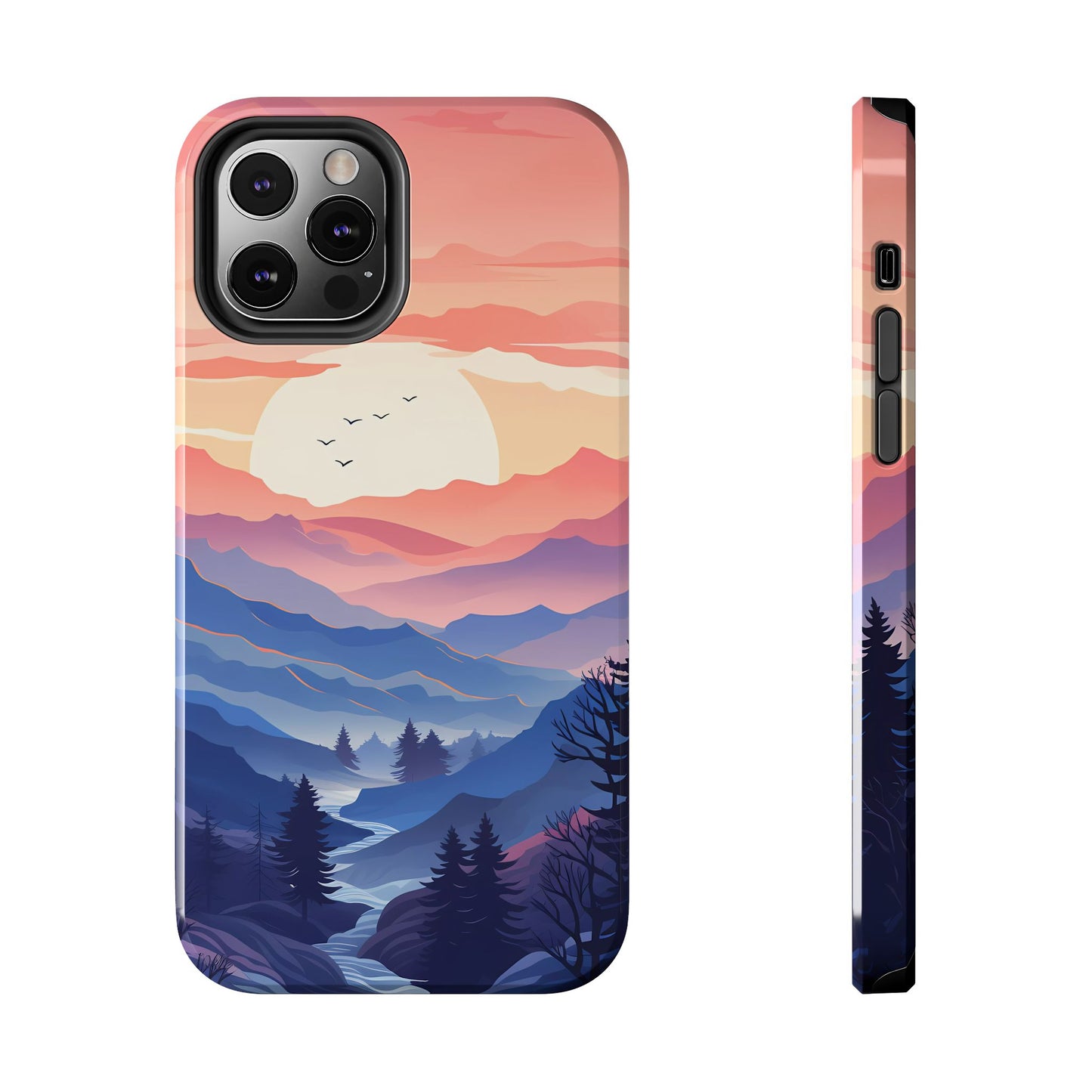 Smokey Mountains Pastel iPhone Case - BOGO Cases