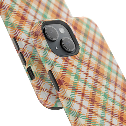 MagSafe Case - Autumn Harvest Plaid Design