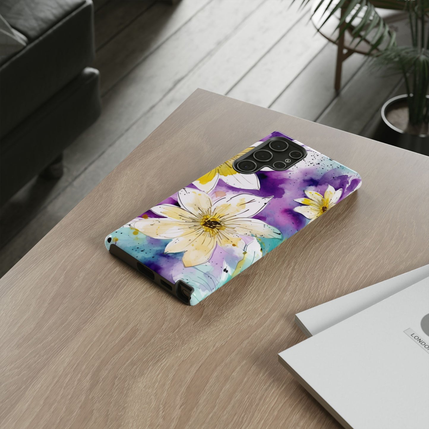 Abstract Floral Watercolor Splash - Samsung Galaxy Series Case