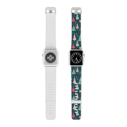 Whimsical Christmas Trees Apple Watch Band