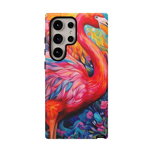 Flamingo Fiesta – Vibrant Flamingo Samsung Galaxy Phone Case