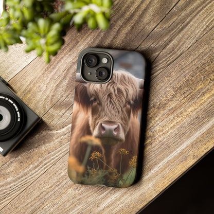 Highland Cow Phone Case | Custom Farmhouse | 10-foot Drop Protection